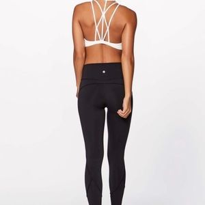 Lululemon In Movement 7/8 Black Leggings Size 4